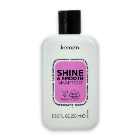 Kemon care shine & smooth shampoo 250 ml disciplinante illuminante