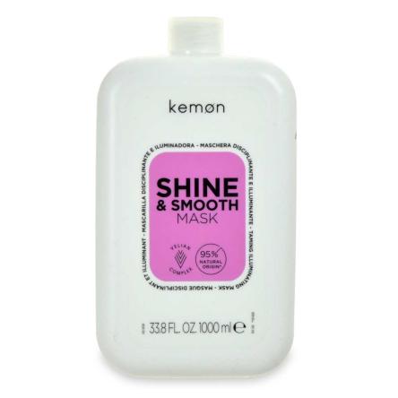Kemon care shine & smooth mask 1000 ml maschera disciplinante  illuminante