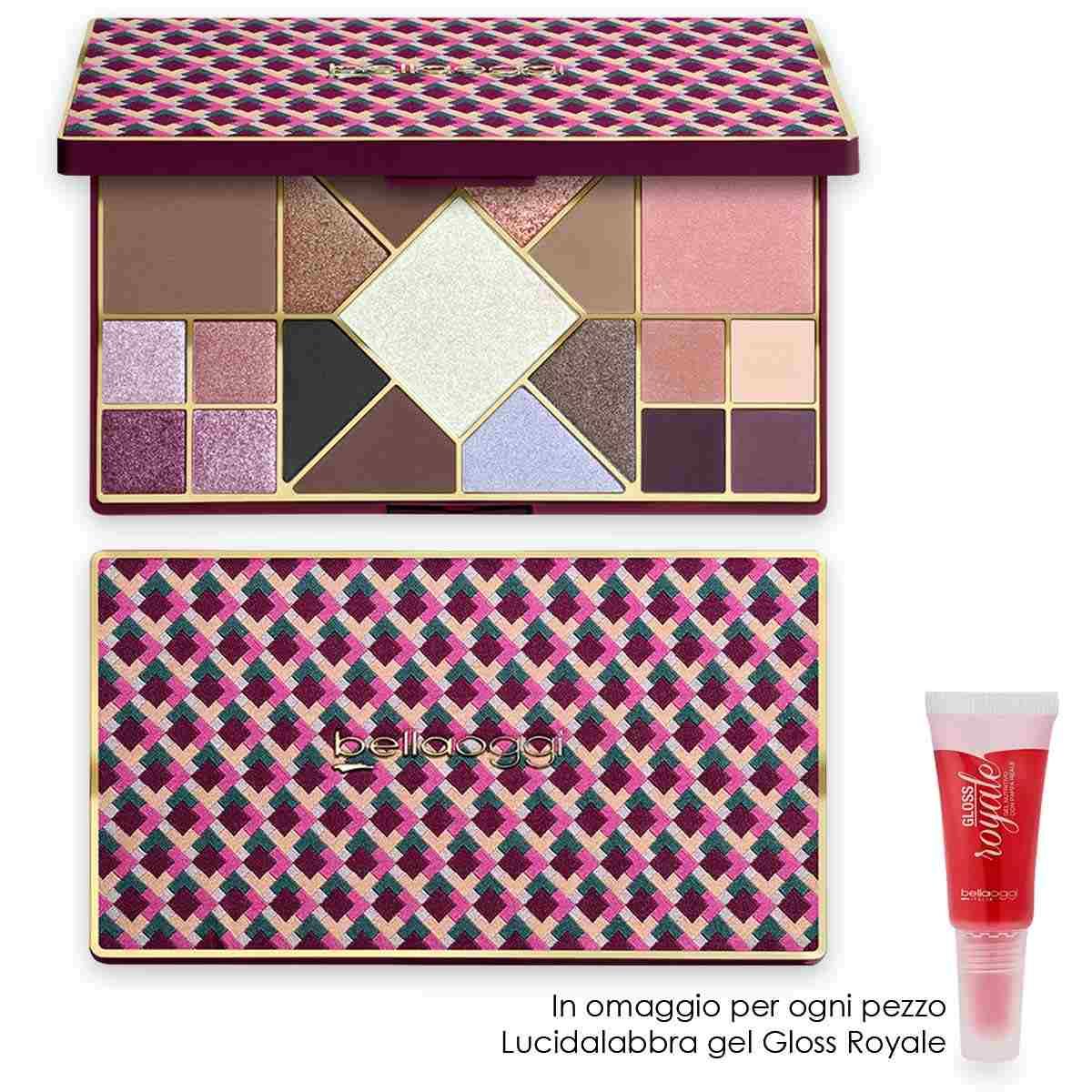 Bella oggi cofanetto jacquard big quadrata nude rosato