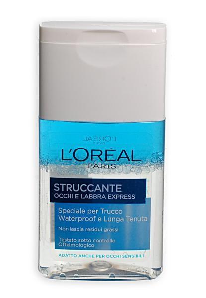 L'oreal dermo exp. strucc. occhi bifase 125 ml